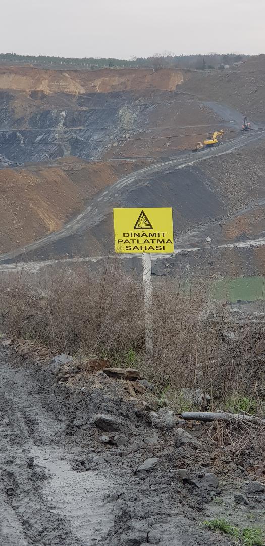 Dinamit patlatma sahası